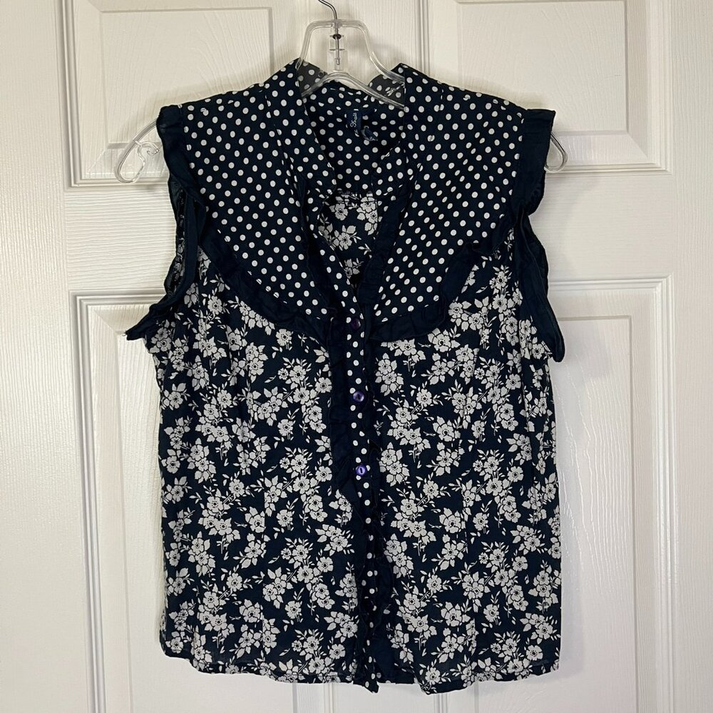 Belle & Anais vintage sleeveless top, fits size 8-10